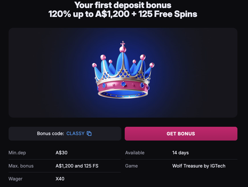 SkyCrown First Deposit Bonus