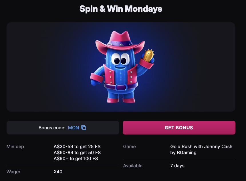 SkyCrown Free Spins Bonus