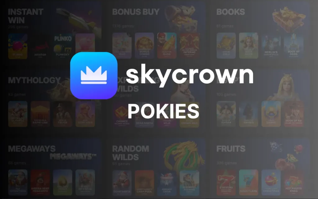 SkyCrown Pokies Logo