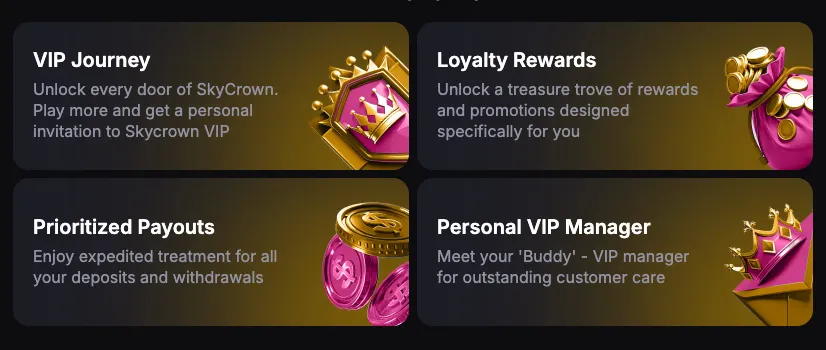 SkyCrown VIP Benfits